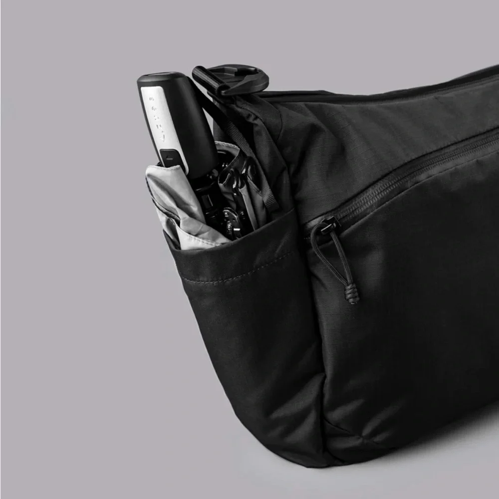 NWT Alpaka Black Flight Satchel - A2